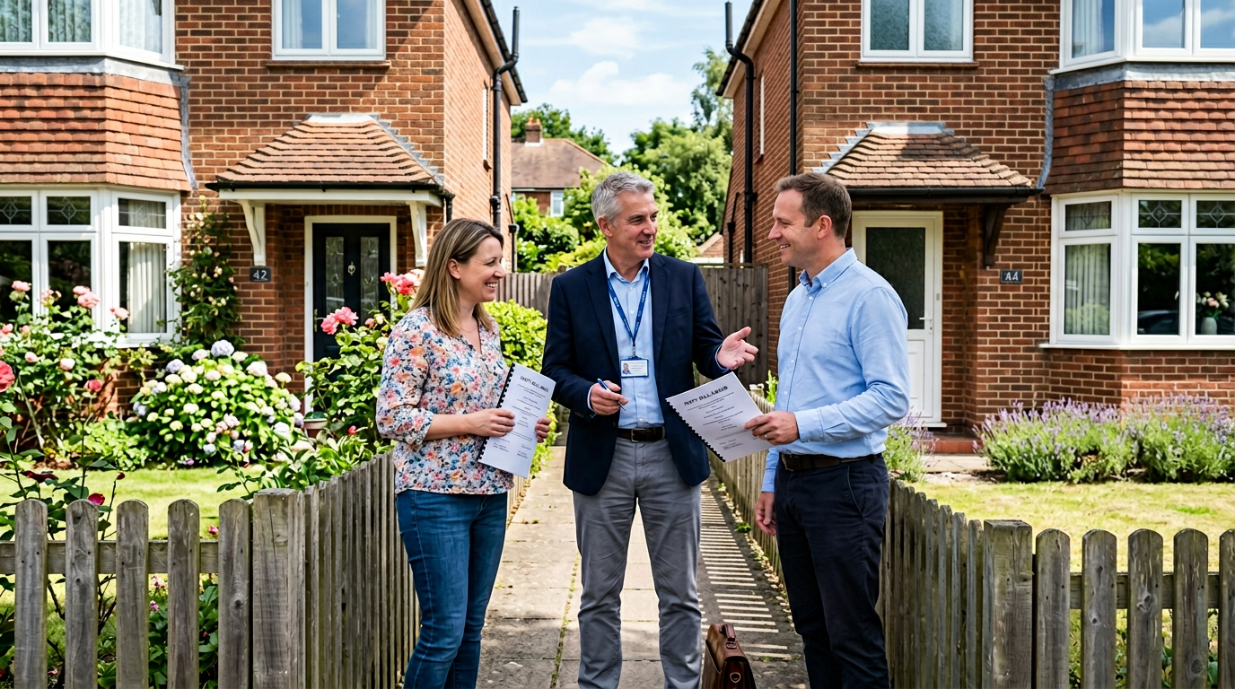 Party wall survey process explained with neighbours in Watford Hertfordshire